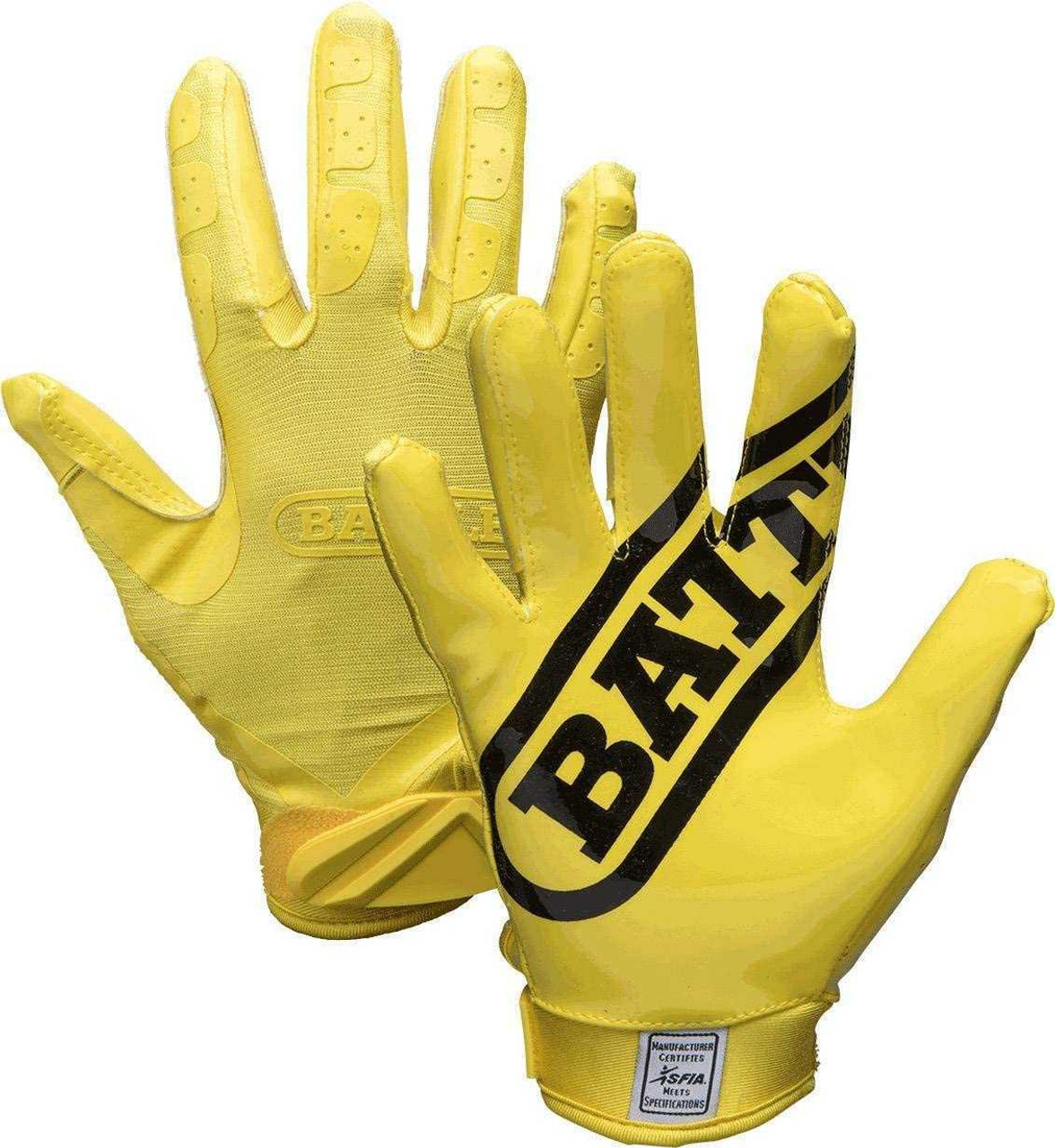Youth Battle Sports Double Threat Football Receiver Gloves 