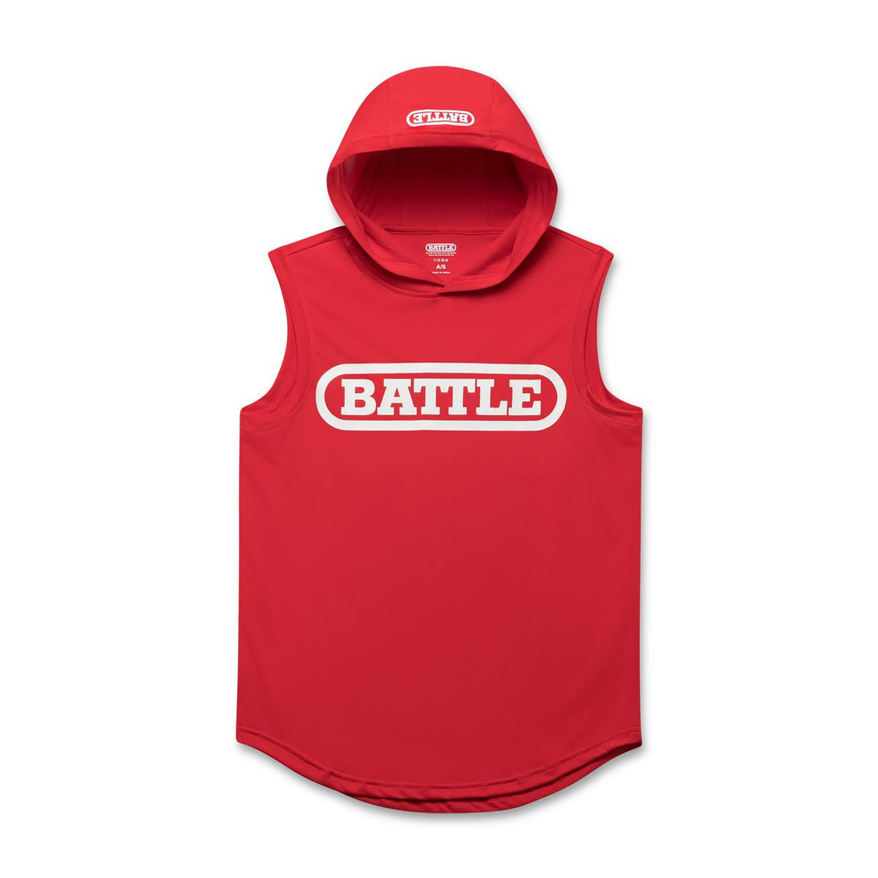 Red sleeveless hot sale hoodie boys