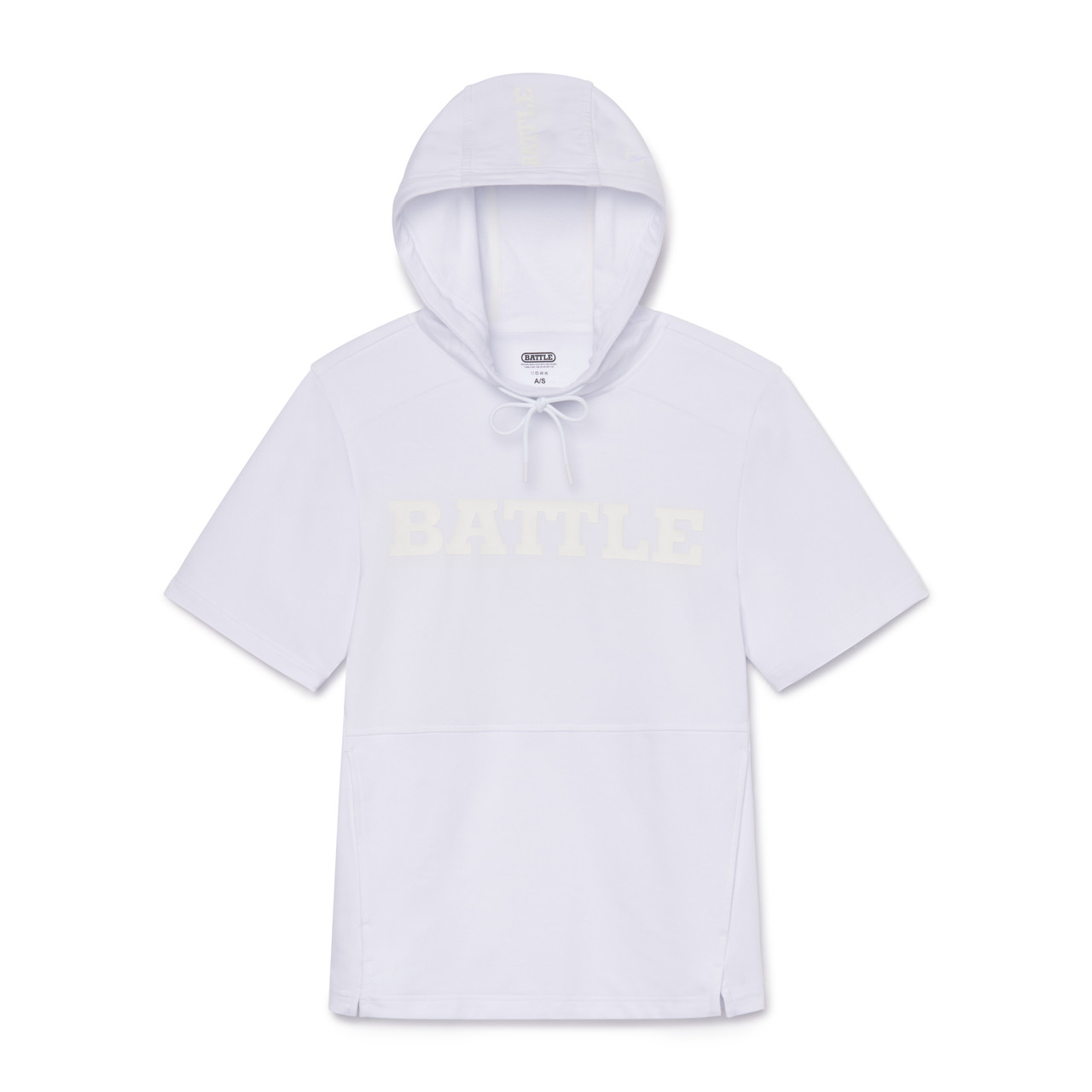 White short 2024 sleeve hoodie