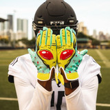 Battle Sports Alien Cloaked Receiver Gloves - Adult and Youth
