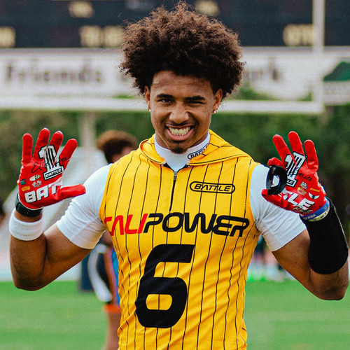 "Racing" Doom Speed Receiver Football Gloves - Adult & Youth