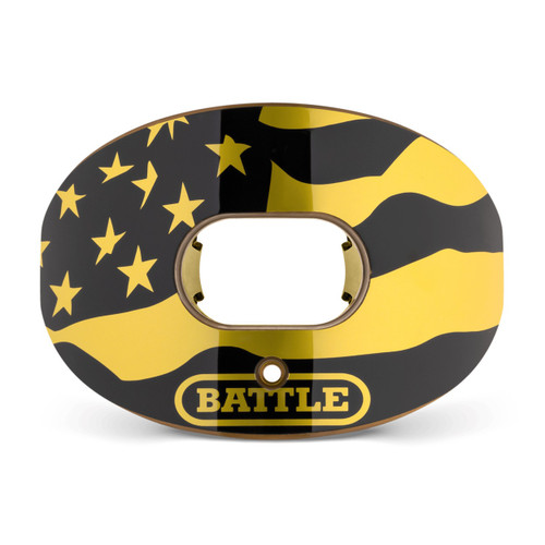 Gold; American Flag 2.0 Chrome Oxygen Athletic Mouthguards