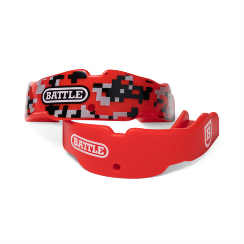 Red; Camo Football Mouthguard