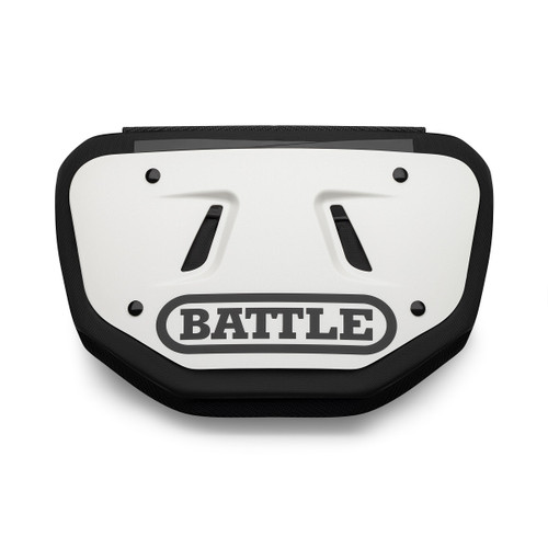 Battle Sports Adult Nightmare 2.0 Chrome Football Back Plate- Neon Green