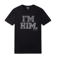 Black / Black; Battle Sports IM HIM T-Shirt - Adult and Youth