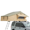 Apex4WD Foldout 3 Person Roof Top Camping Tent Khaki Beige Overland Camp 4x4