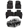 3D Custom Floor Mats TPE All Weather Car Liner For Isuzu D Max Mk2 Double Cab 2015+ (Manual & Automatic)