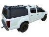 Isuzu D-Max Mk2 2012+ Rear Canopy Hardtop Double Cab Metal Black 4x4 Heavy Duty