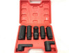 7Pcs Oxygen Sensor Socket Set Chasers Kit Thread Remove Tool Set 1/2" 3/8" Drive