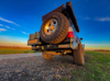REAR Steel Bumper for TOYOTA LAND CRUISER 100 Series (1998-2007) Tyre Swing Jerry Can Off Road 4x4 Bullbar Oz Style