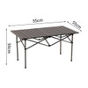 95cm Folding Table Aluminium Portable Camping Party Picnic BBQ Garden Outdoor