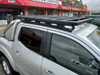 Aluminium Roof Rack for NISSAN NAVARA NP300 (2015-2022) D23 Double Cab Black - Slim Factory Fitment