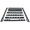 Steel Roof Cage 220 x 125cm Storage Utility Overland Roof Basket Rack with LED LIGHTS 