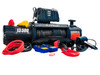 SUPALUX 13500lb 12v Electric Recovery Winch Synthetic Rope IP67 6.5hp 4x4 NEW