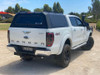 Canopy for FORD RANGER T6 T7 T8 (2012-2022) Rear Hardtop Double Cab Metal Black