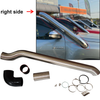 Silver Stainless Steel Snorkel For TOYOTA HILUX MK8 2015+ Raised Air Intake Revo