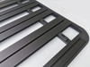 Aluminium Roof Rack 135x125cm Black - Slimline Fitment Flat Slim -Roof Cage ONLY