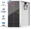 100W Rigid Solar Panel 12.8V N-Type for RV Camper 4x4 Camping 18BB IP68 Roof