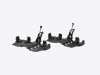 APEX4WD 92L ROOF MOUNT KIT ONLY - Storage Overland Case Box Waterproof Cargo 4x4