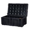 APEX4WD - 220L BLACK - Storage Overland Wheeled Case Box Waterproof Cargo 4x4