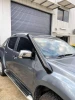 Silver Stainless Steel Snorkel For ISUZU D-MAX 2012+ Raised Air Intake DMAX 4x4 Bare Metal Finish
