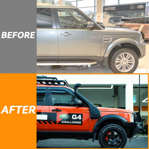 SNORKEL For LAND ROVER DISCOVERY 3 TDV6 Raised Air Intake (2004-09) 4x4 Off Road