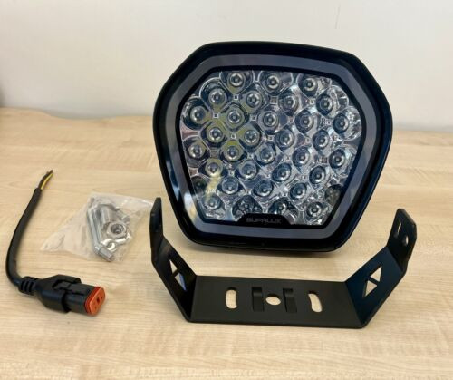SUPALUX 170w 9 inch LED Driving Light with White & Amber DRL Spotlight Flood 4x4