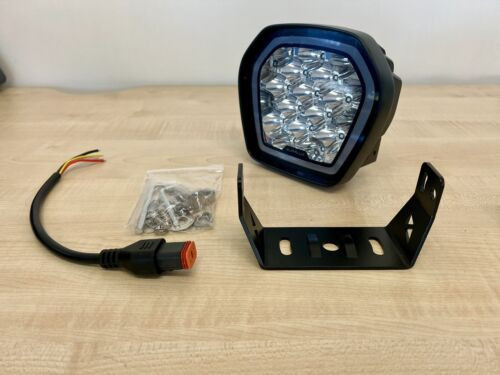 SUPALUX 95w 7 inch LED Driving Light with White & Amber DRL