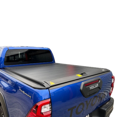 Tonneau Cover Roller Shutter for Toyota Hilux Mk8 9 (2016+) Double Cab Bed Black Tonneau Cover Roller Shutter for Toyota Hilux Mk8 9 (2016+) Double Cab Bed Black