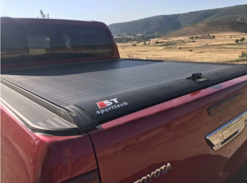 Tonneau Cover Roller Shutter for Isuzu DMax Mk2 (2012+) Double Cab Bed Black 4x4