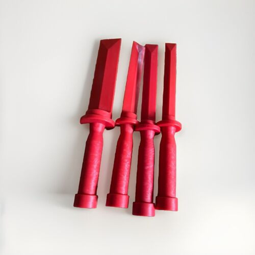 4x Plastic Scraper Set Non Marking Car Body Removal Tool Chisel Wheel Weight NEW