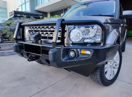 Winch Bumper for Land Rover Discovery 3 & 4 2004-2016 Steel Metal Front Bull Bar