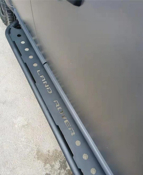 Black Steel Side Steps for Land Rover Discovery 3 4 2012-2017 4x4 Rock Sliders Bars