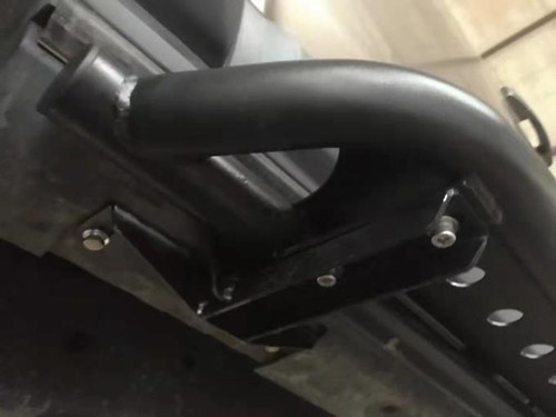 Black Steel Side Steps for Land Rover Discovery 3 4 2012-2017 4x4 Rock Sliders Bars