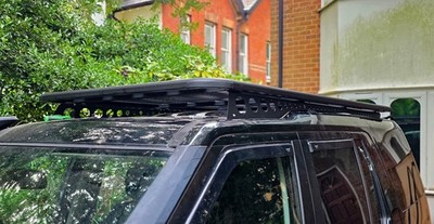 Aluminium Flat Rack for Land Rover Discovery 4 (2009-16) 4x4 Roof Cage 220x125cm
