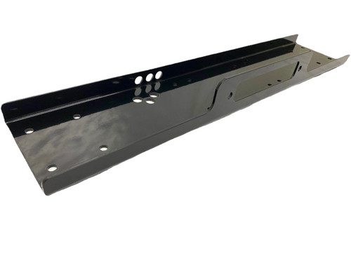 Steel Winch Mounting Plate for 13500lbs Winches Universal Fit Black Steel LARGE