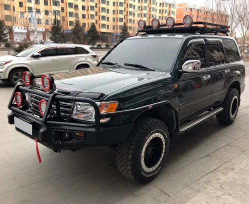 Steel Winch Bumper for TOYOTA LAND CRUISER 100 Series (1998-2007) Off Road 4x4 Bullbar Front Oz Style - PRE-ORDER ONLY!