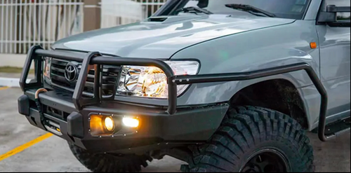 Steel Winch Bumper for TOYOTA LAND CRUISER 100 Series (1998-2007) Off Road 4x4 Bullbar Front Oz Style - PRE-ORDER ONLY!