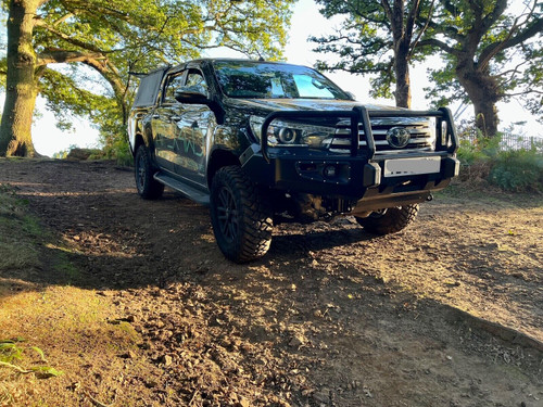 Steel Winch Bumper for TOYOTA LAND CRUISER 100 Series (1998-2007) Off Road 4x4 Bullbar Front Oz Style 