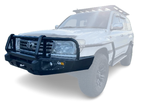 Steel Winch Bumper for TOYOTA LAND CRUISER 100 Series (1998-2007) Off Road 4x4 Bullbar Front Oz Style 