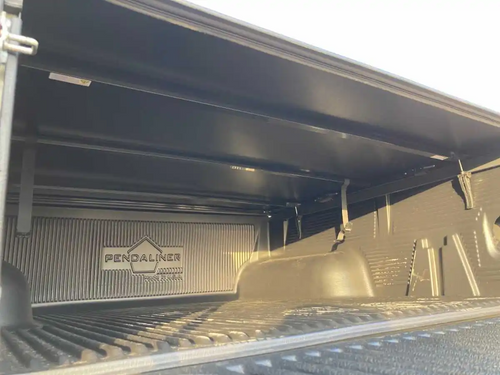 BLACK TRI-FOLD SOFT TONNEAU TRUCK BED COVER for ISUZU D-MAX Mk2 (2012-2024) DMAX