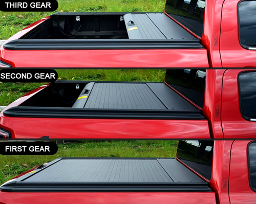 Tonneau Cover Roller Shutter for Mitsubishi L200 (2016+) Double Cab Bed Black