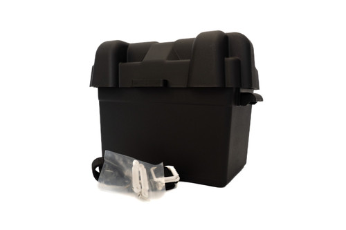 26cm Leisure Battery Box Portable Power Universal Large Enclosure Cover Camper