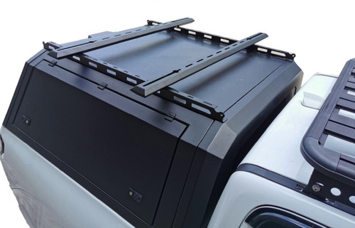 2x Roof Bars to fit Pickup Canopy Truck Hardtop Metal Heavy Duty 4x4 Cross Bar