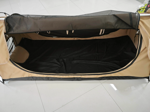 Deluxe Single Swag Tent by APEX4WD - 1 Man Khaki Dome Double Outdoor Camping 4x4