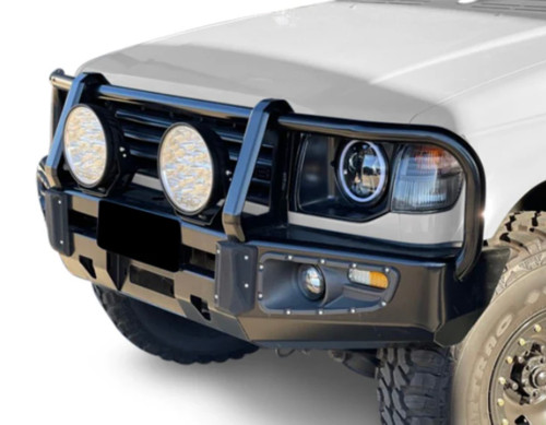 Steel Winch Bumper for MITSUBISHI PAJERO/ SHOGUN (1991-1999) V20/V30 Off Road 4x4 Bullbar Front