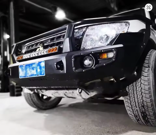 Steel Winch Bumper for MITSUBISHI PAJERO/ SHOGUN (2006-2021) V80/V90 Off Road 4x4 Bullbar Front