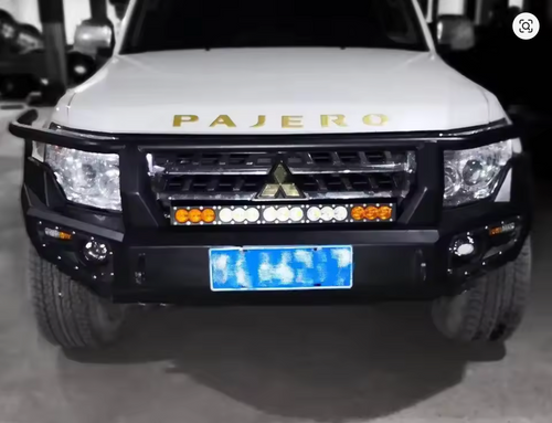 Steel Winch Bumper for MITSUBISHI PAJERO/ SHOGUN (2006-2021) V80/V90 Off Road 4x4 Bullbar Front