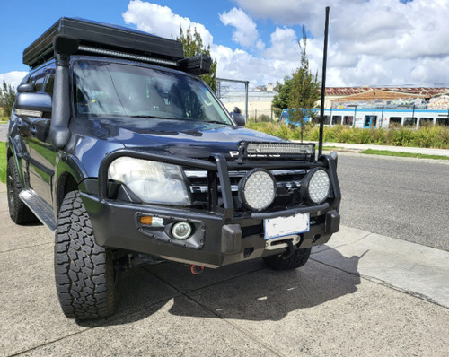 Steel Winch Bumper for MITSUBISHI PAJERO/ SHOGUN (2006-2021) V80/V90 Off Road 4x4 Bullbar Front