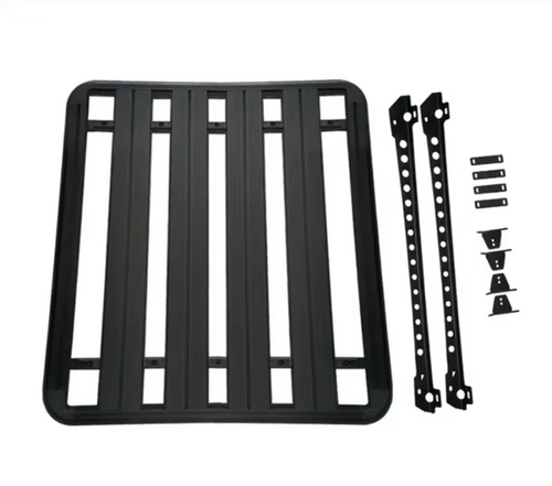 Aluminium Roof Rack for Toyota HILUX 2015+ Mk8 Mk9 Revo Black - Slim Factory Fitment